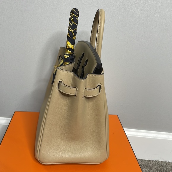 Hermes Swift Birkin 25 TRENCH C-stamp FULL set - Picture 16 of 17